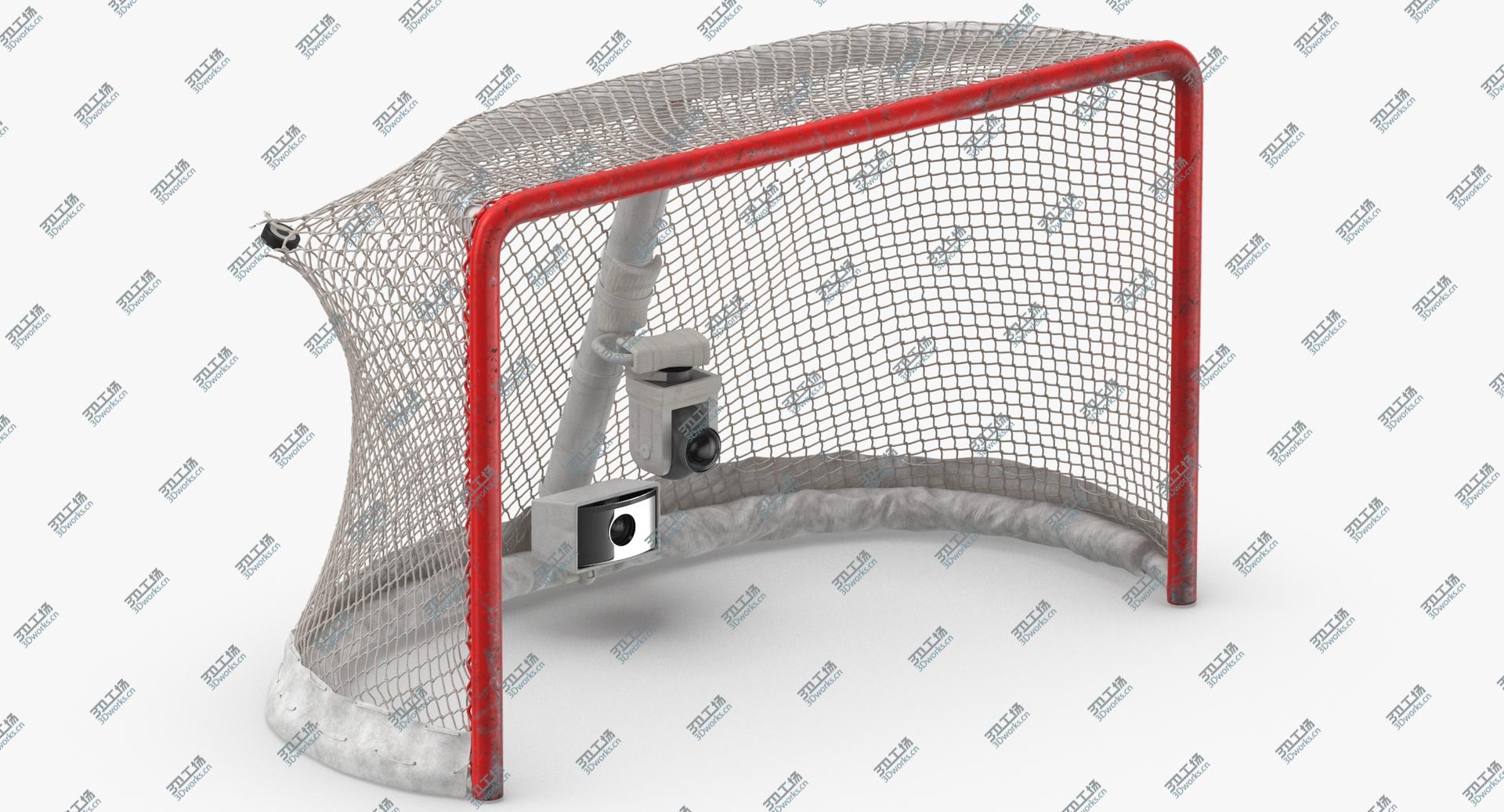 images/goods_img/20210319/3D Ice Hockey Goal With Puck Ripping Net Top 01 model/1.jpg
